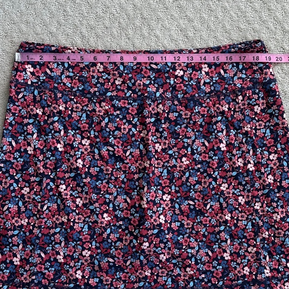 J. Jill Fit A-Line Knit Skort Size Large Floral Stretch Summer Athleisure NWOT - Picture 10 of 10